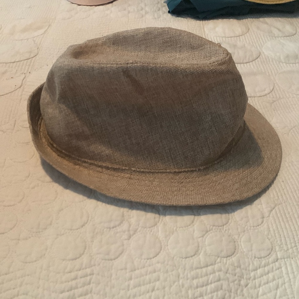 Tan fedora summer hat